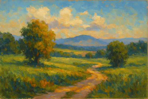 Landscape Painting on Canvas