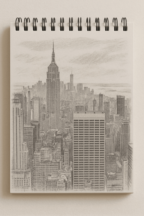 Manhattan Cityscape Sketch