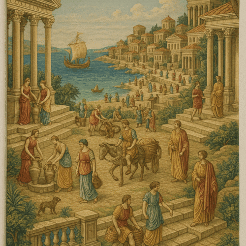 Ancient Greece Moment - Tapestry