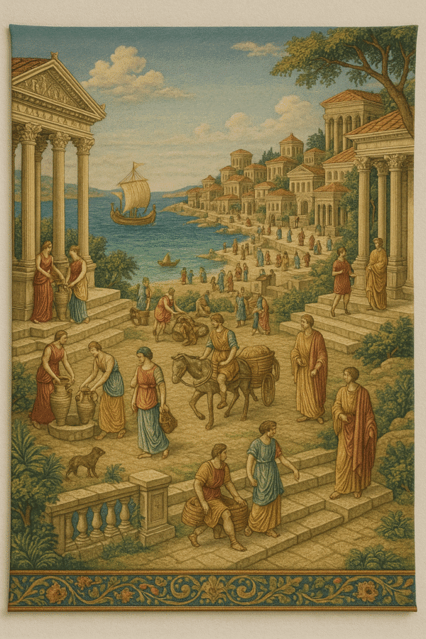 Ancient Greece Moment - Tapestry