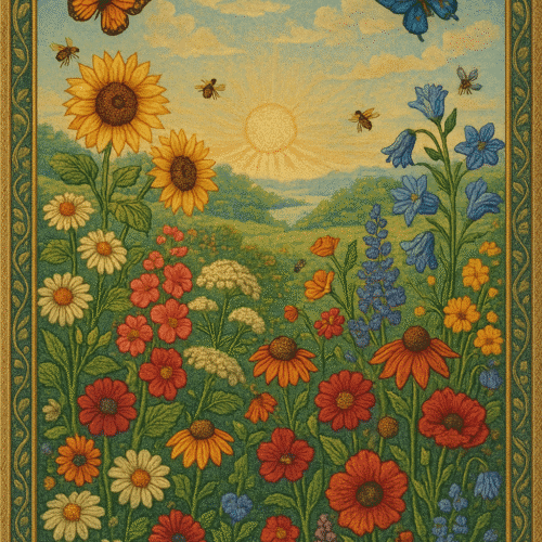 Sunny Garden - Tapestry