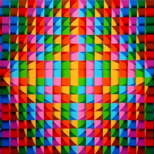 FUSION SPACE_ACRYLIC ON CANVAS_18X30 INCH_2024 Fusion Space